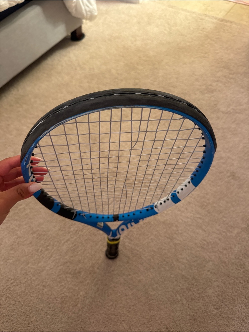 Babolat Blue Tennis Racquet - Performance Playing Racket - Picture 3 of 3